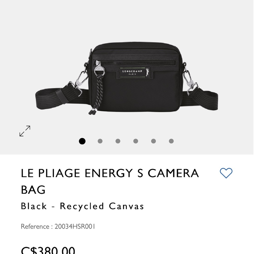 Longchamp Black Belt Bag Sleek Minimalist Design